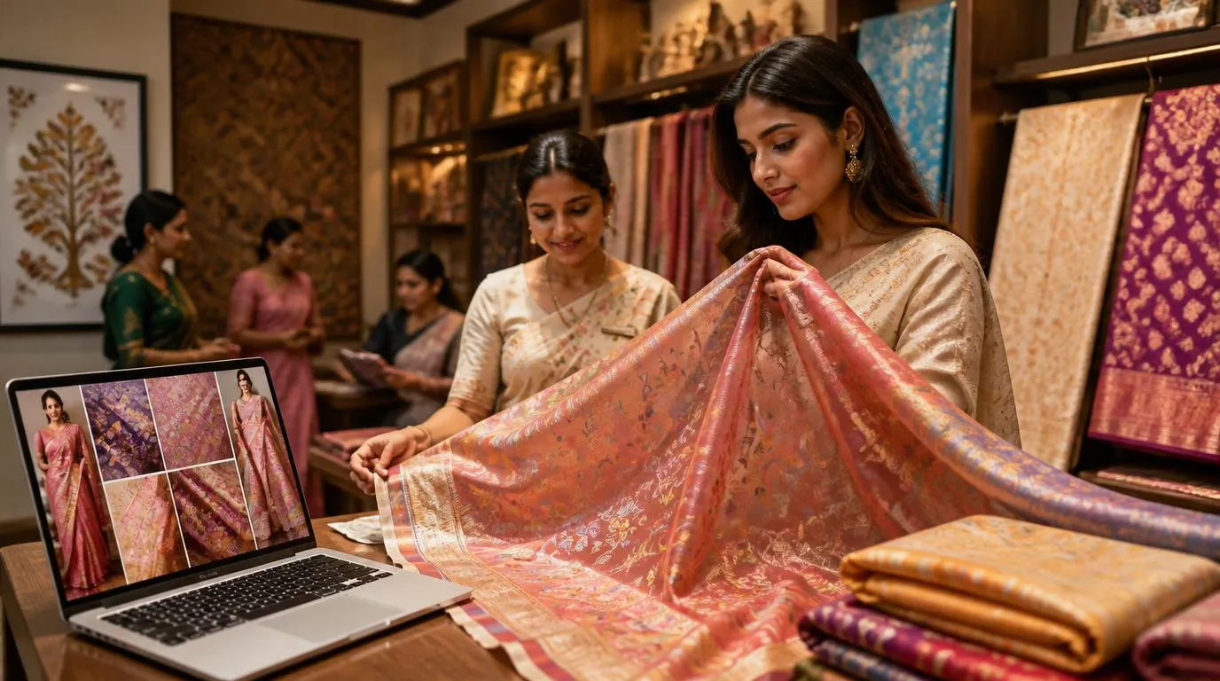 Shopping for Jamdani online and in stores