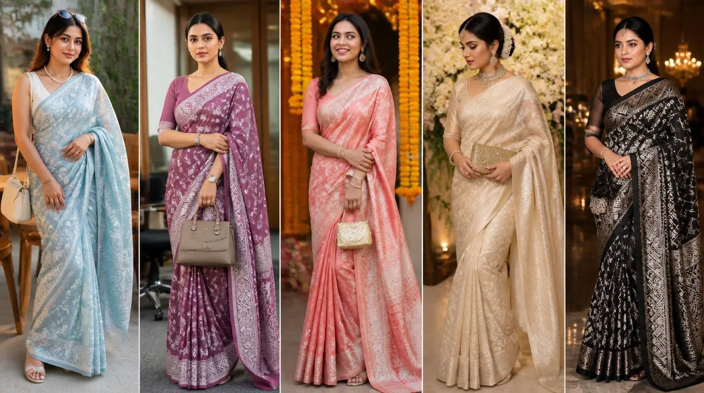 Saree styling for different occasions
