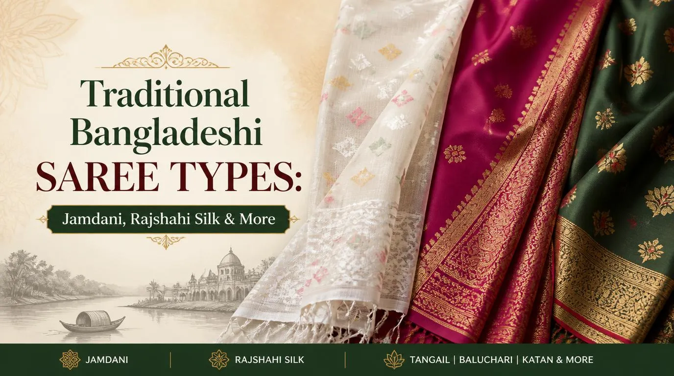 Traditional Bangladeshi saree types